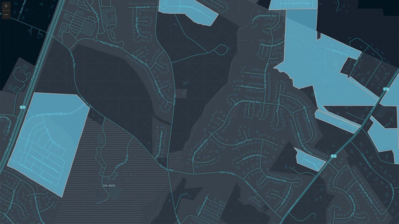 Wake Forest Interactive Development Map